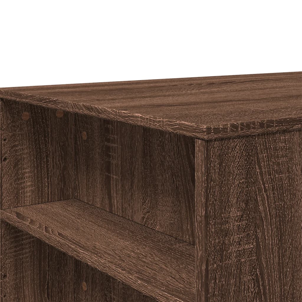 Table basse chêne marron 102x55x42 cm bois d'ingénierie - XIOS