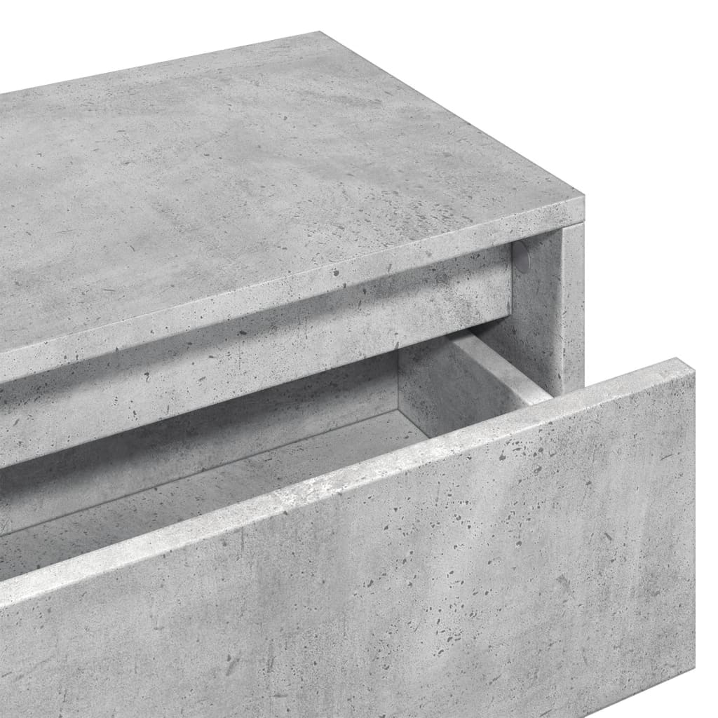 Ensemble de meubles de couloir 4 pcs gris béton bois ingénierie - XIOS