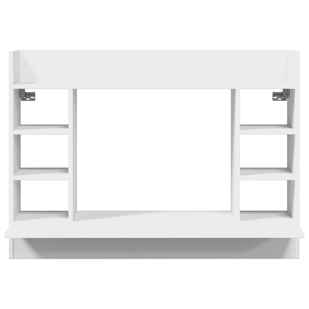 Bureau mural blanc 105x48x75 cm bois d'ingénierie - XIOS