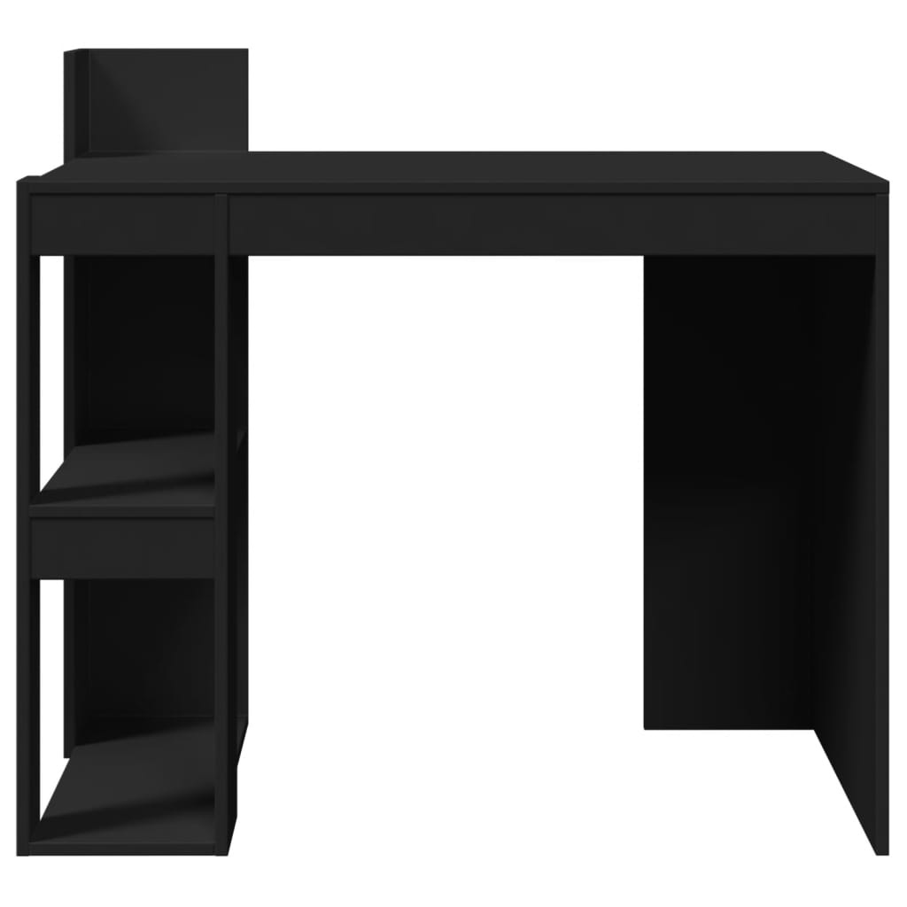 Bureau noir 103,5x56,5x94 cm bois d'ingénierie Bureaux vidaXL