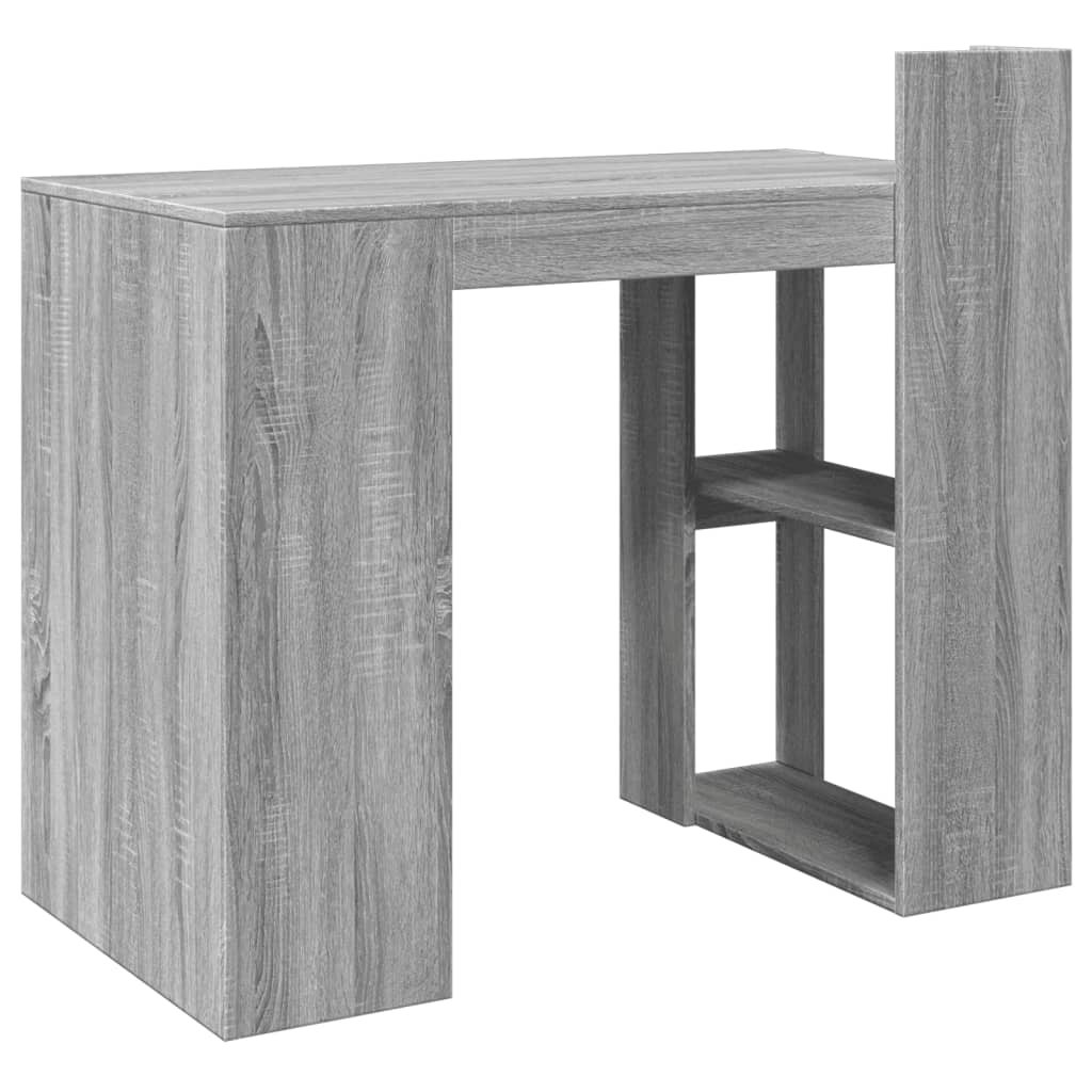 Bureau sonoma gris 103,5x56,5x94 cm bois d'ingénierie Bureaux vidaXL