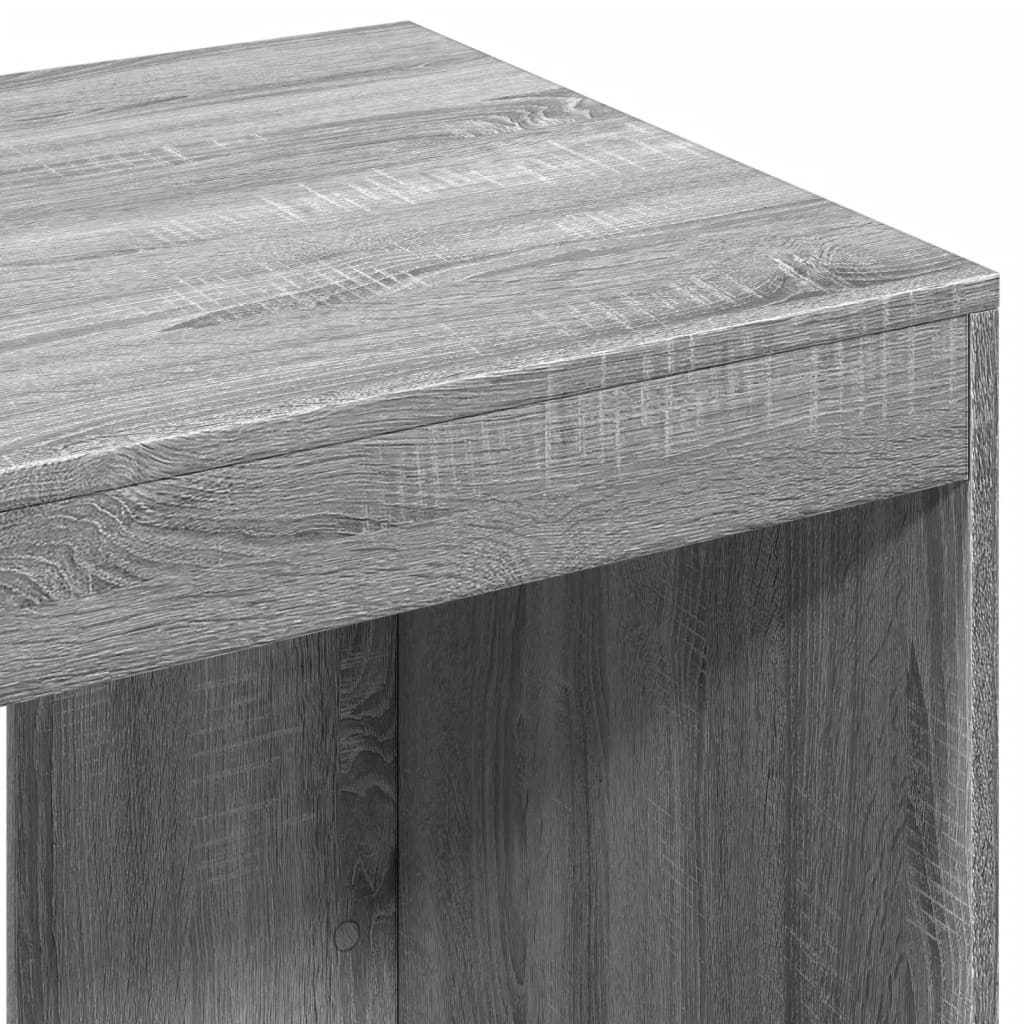 Bureau sonoma gris 103,5x56,5x94 cm bois d'ingénierie Bureaux vidaXL