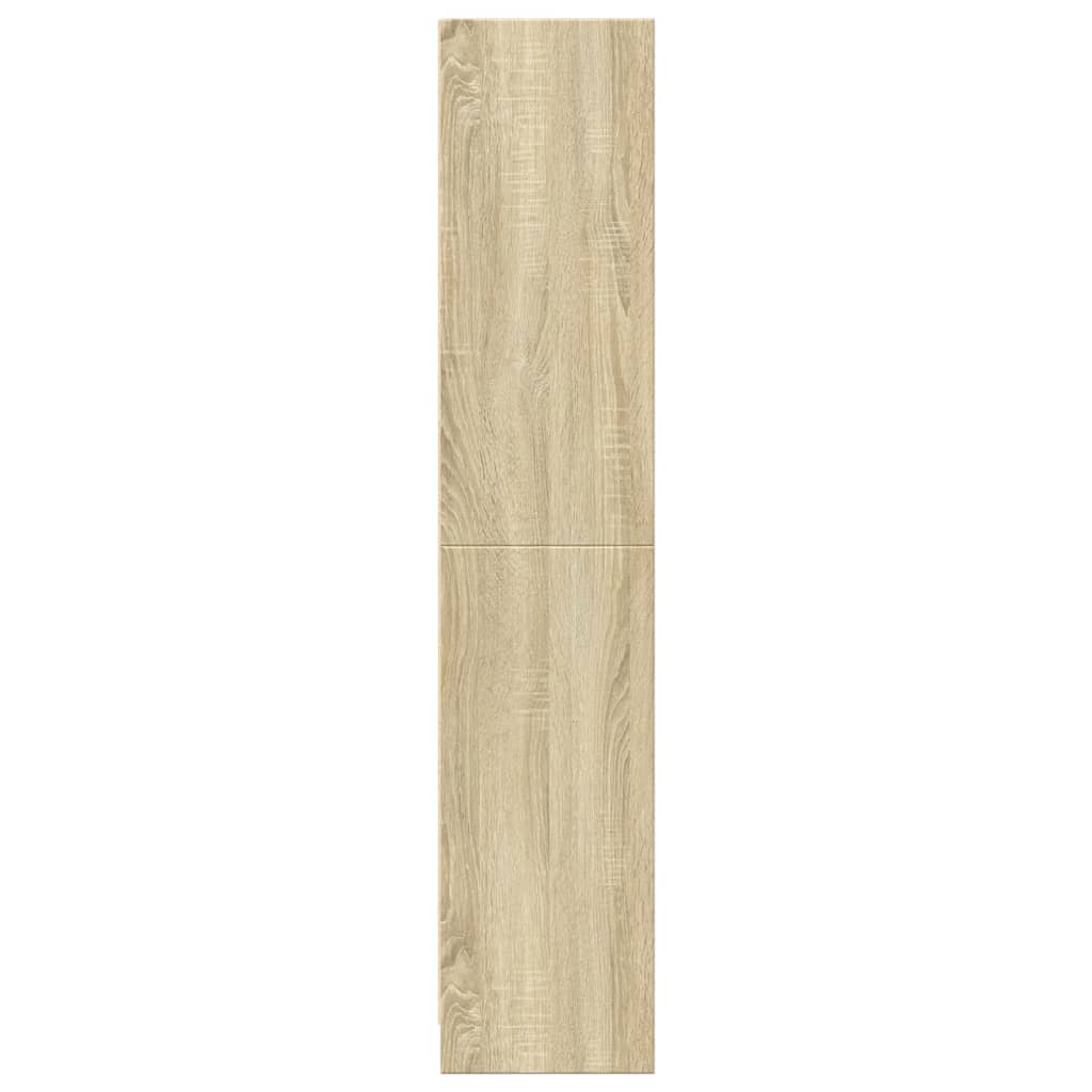 Bibliothèque chêne sonoma 57x28,5x141 cm bois d'ingénierie - XIOS