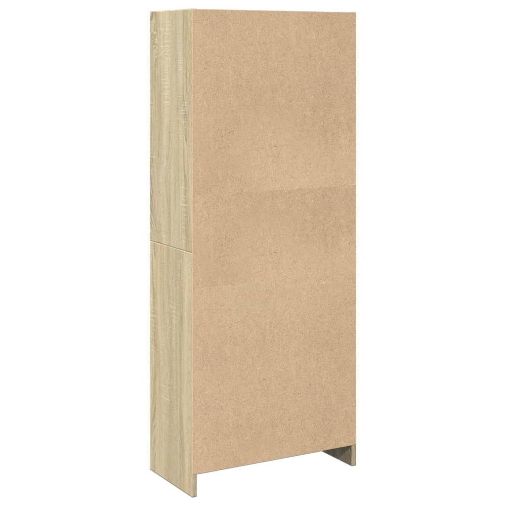 Bibliothèque chêne sonoma 57x28,5x141 cm bois d'ingénierie - XIOS