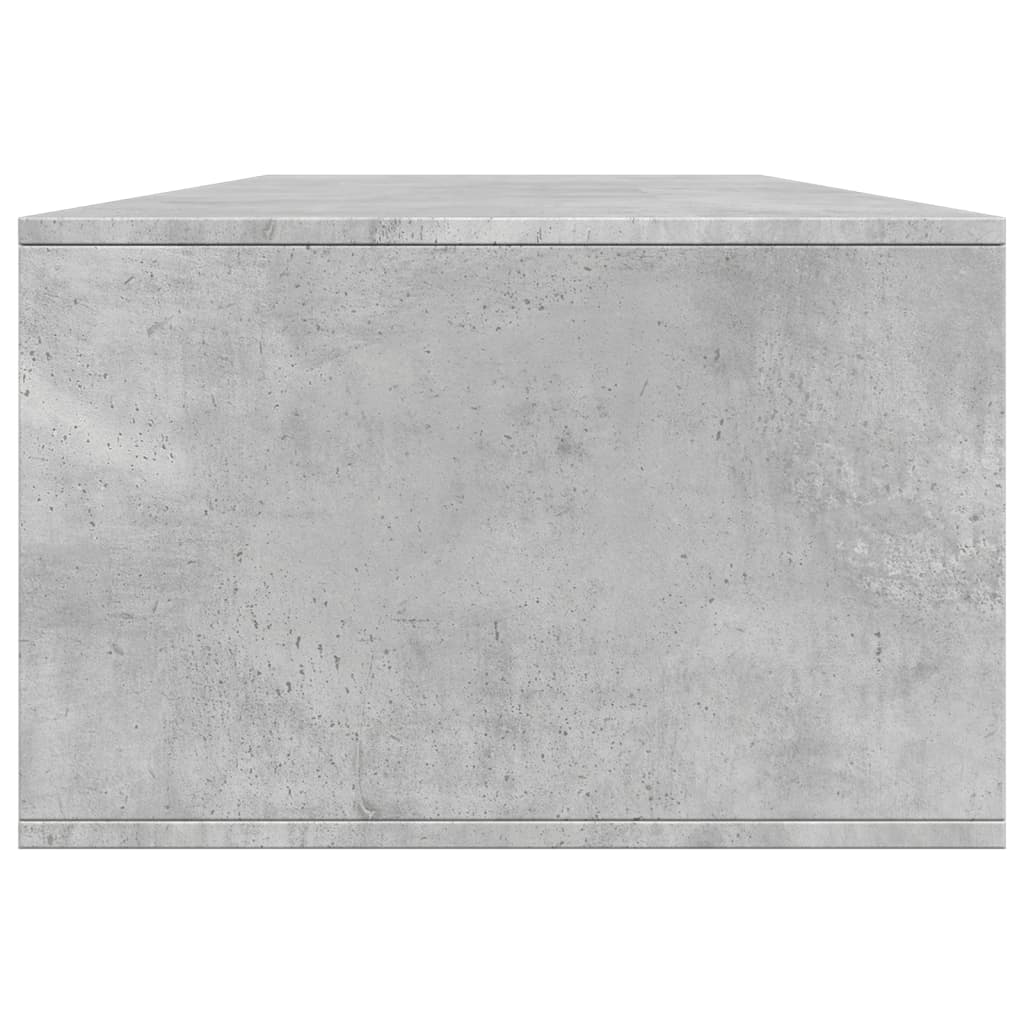 Table basse gris béton 102x55x35 cm bois d'ingénierie - XIOS