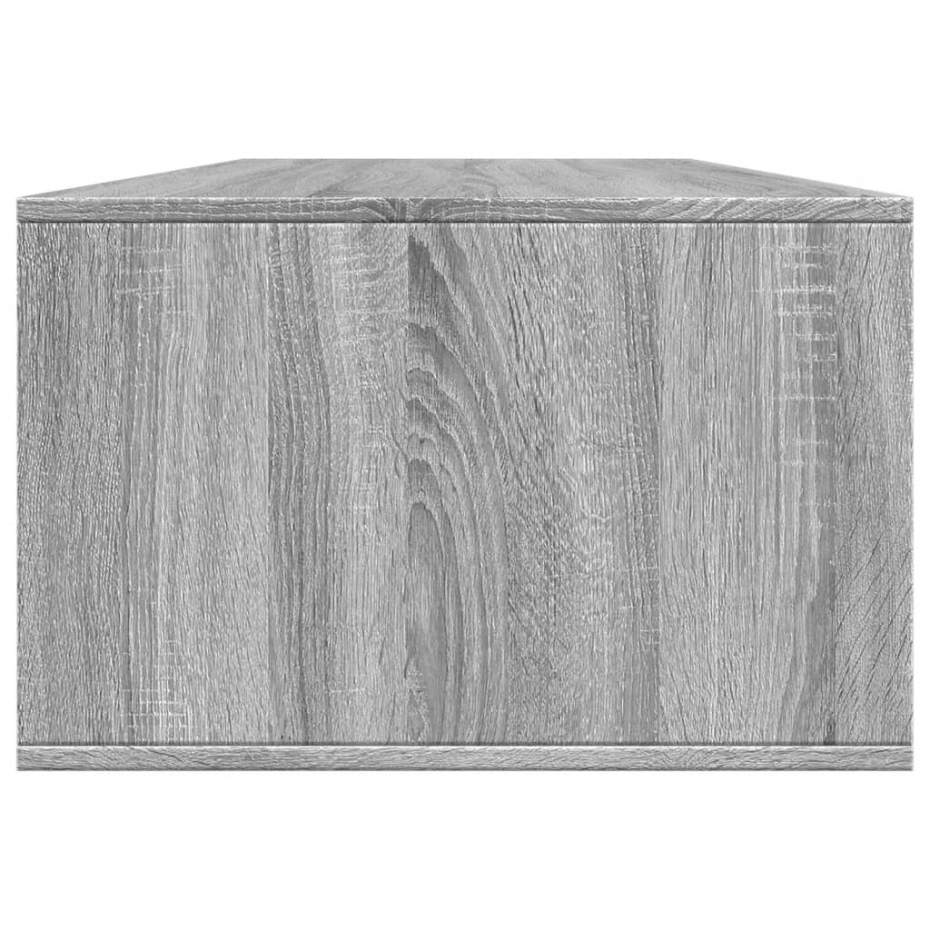 Table basse sonoma gris 102x55x35 cm bois d'ingénierie - XIOS