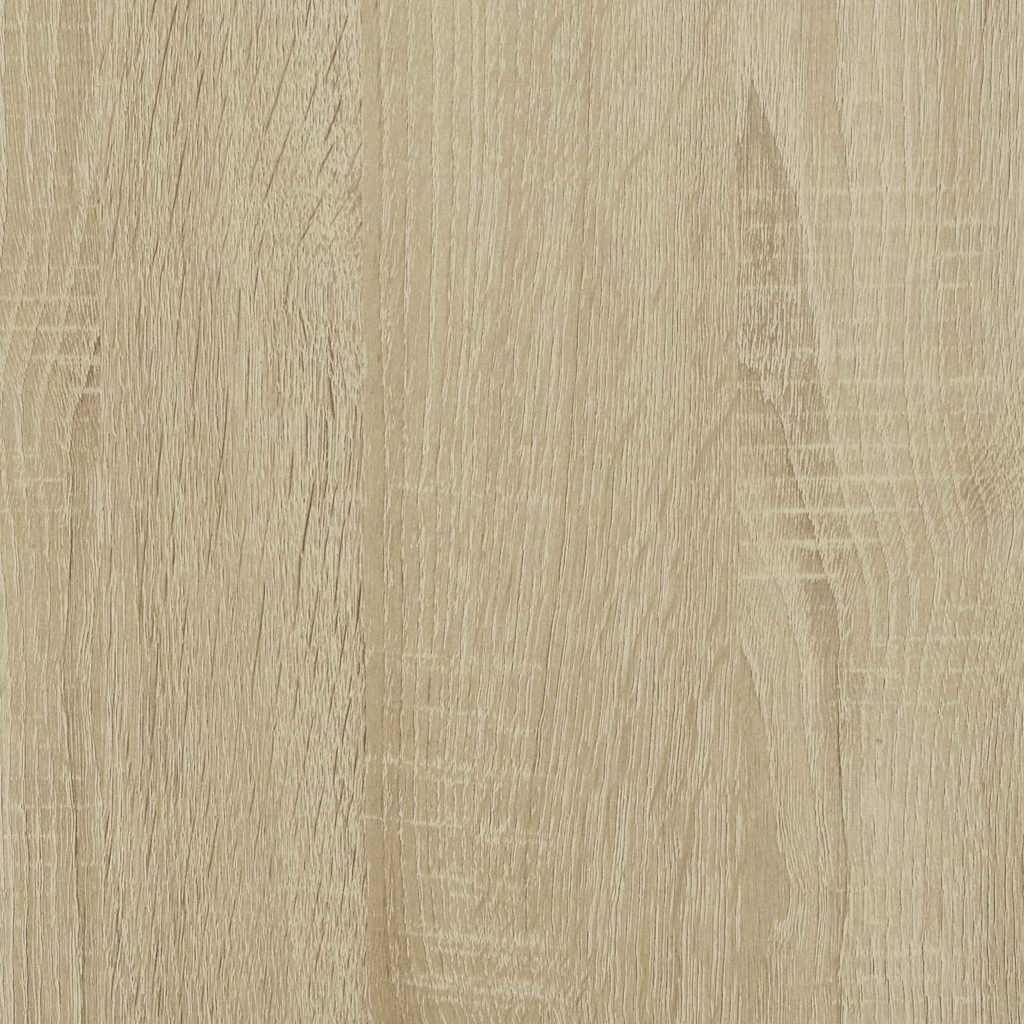 Garde-robe avec roues chêne sonoma 102x38x110cm bois ingénierie