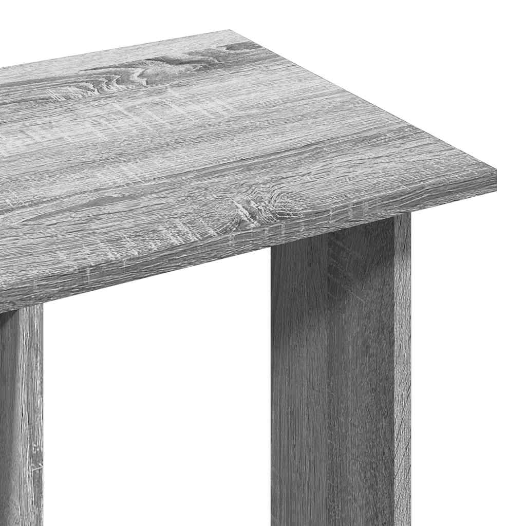Garde-robe avec roues sonoma gris 102x38x110 cm bois ingénierie - XIOS