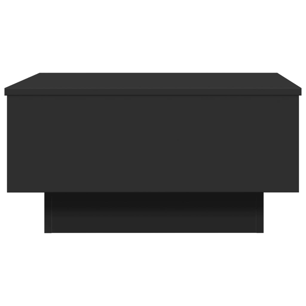 Table basse noir 60x45x31 cm bois d'ingénierie - XIOS