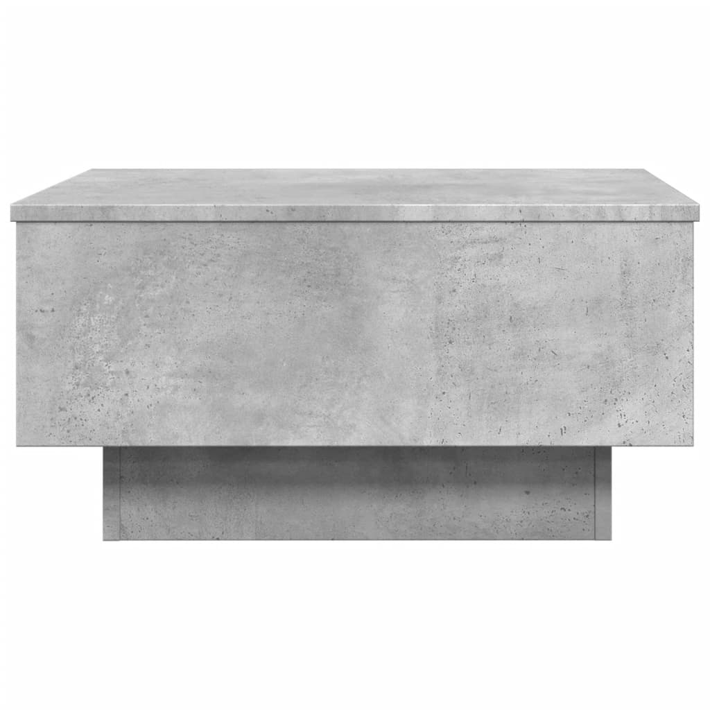 Table basse gris béton 60x45x31 cm bois d'ingénierie - XIOS