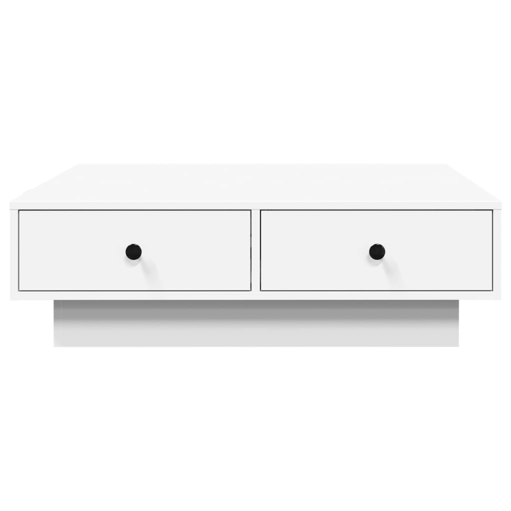 Table basse Blanc 90x90x28 cm Aggloméré - XIOS