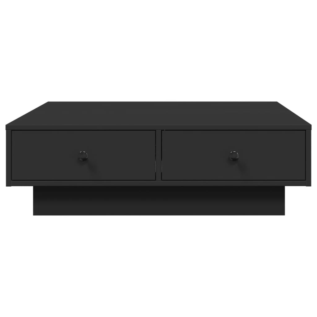 Table basse Noir 90x90x28 cm Aggloméré - XIOS