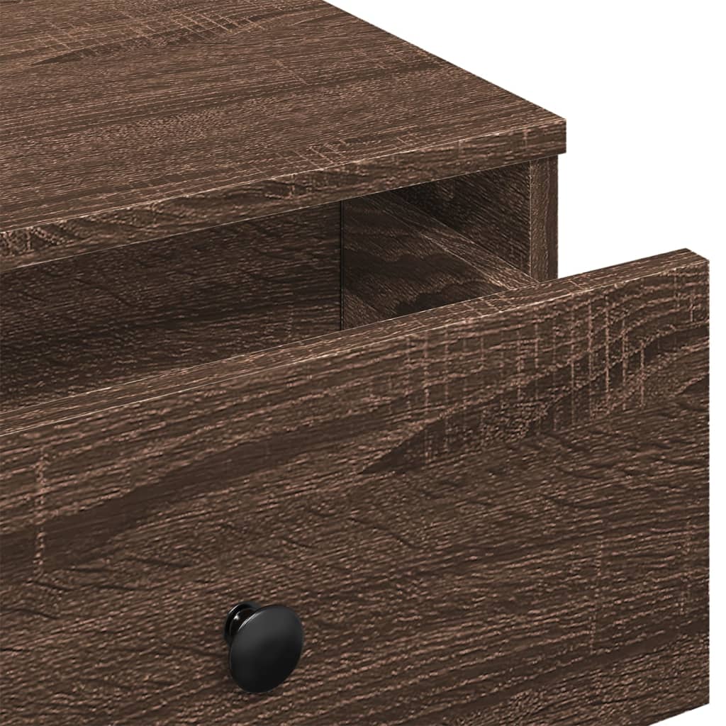 Table basse Chêne marron 90x90x28 cm Bois d'ingénierie - XIOS