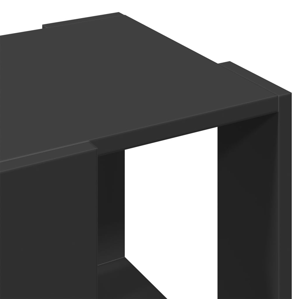 Table basse noir 32x32x30 cm bois d'ingénierie - XIOS