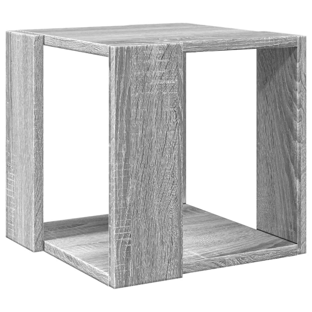 Table basse sonoma gris 32x32x30 cm bois d'ingénierie - XIOS
