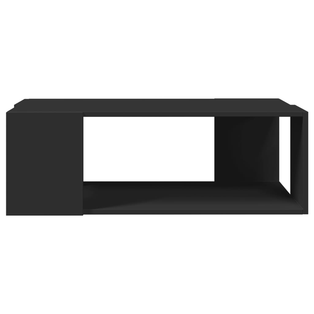 Table basse noir 89,5x48x30 cm bois d'ingénierie - XIOS