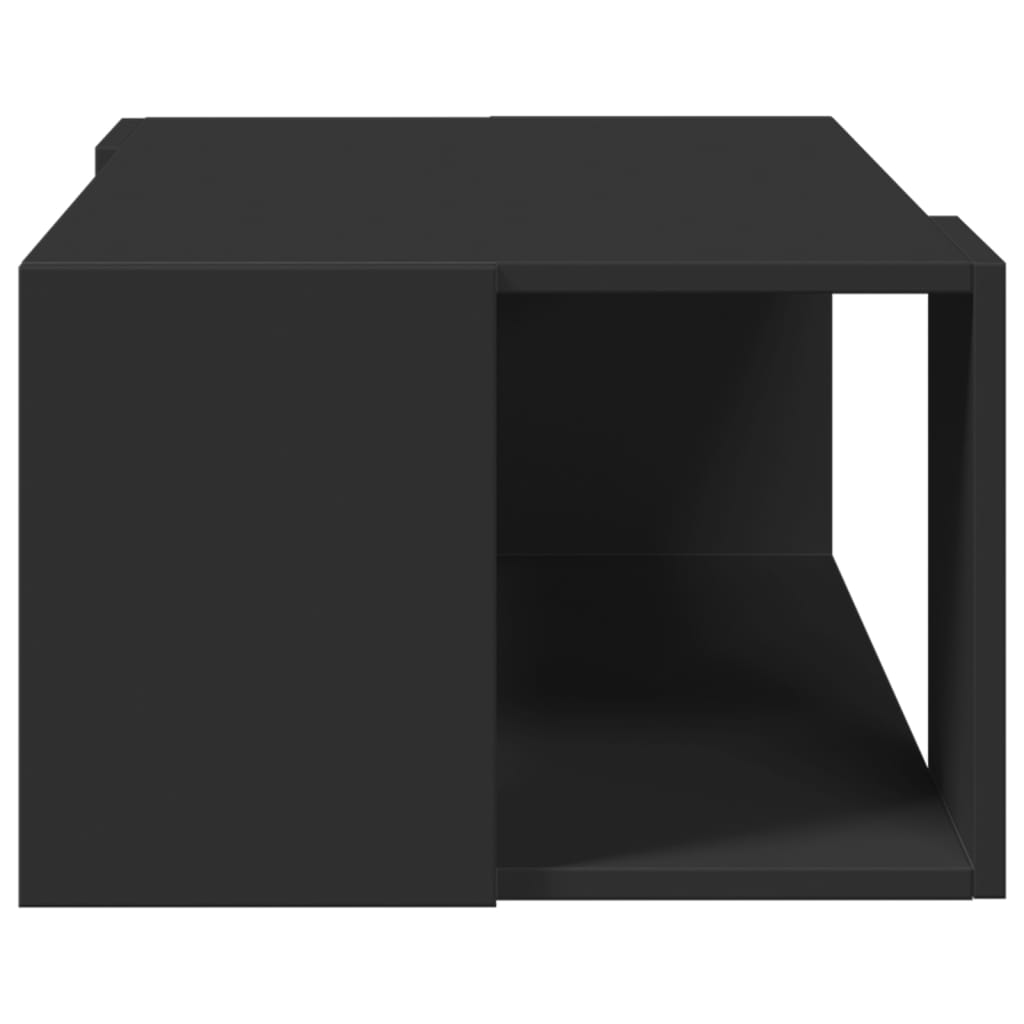 Table basse noir 89,5x48x30 cm bois d'ingénierie - XIOS