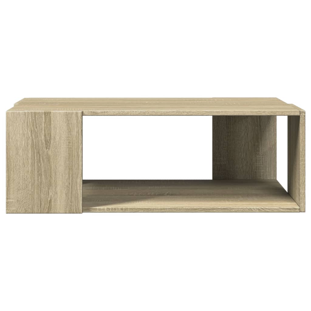 Table basse chêne sonoma 89,5x48x30 cm bois d'ingénierie - XIOS