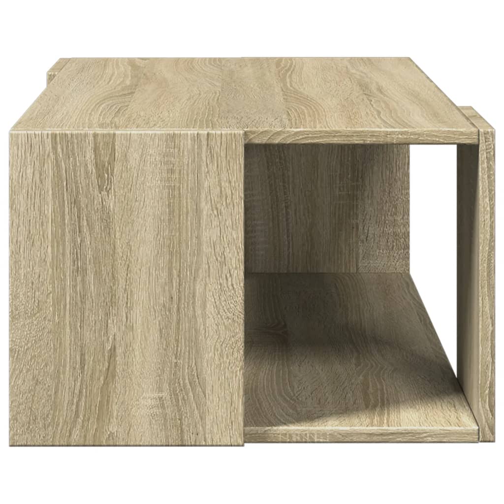Table basse chêne sonoma 89,5x48x30 cm bois d'ingénierie - XIOS