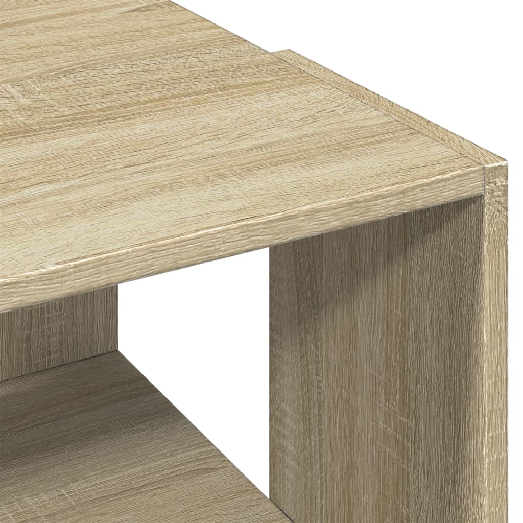Table basse chêne sonoma 89,5x48x30 cm bois d'ingénierie - XIOS