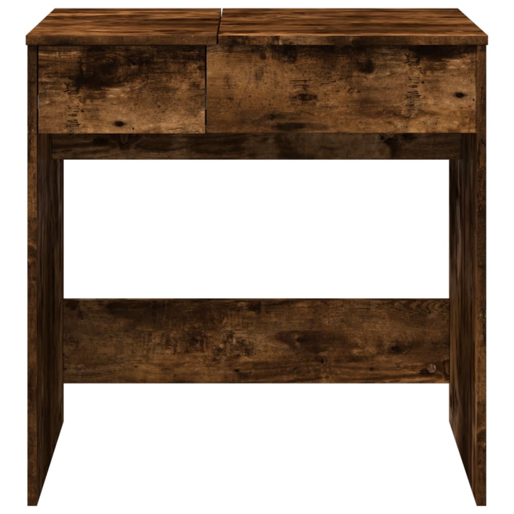Coiffeuse avec miroir chêne fumé 73x46,5x120 cm - XIOS