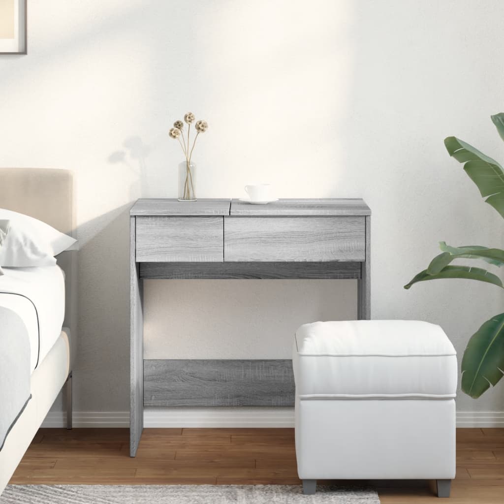 Coiffeuse avec miroir sonoma gris 73x46,5x120 cm - XIOS