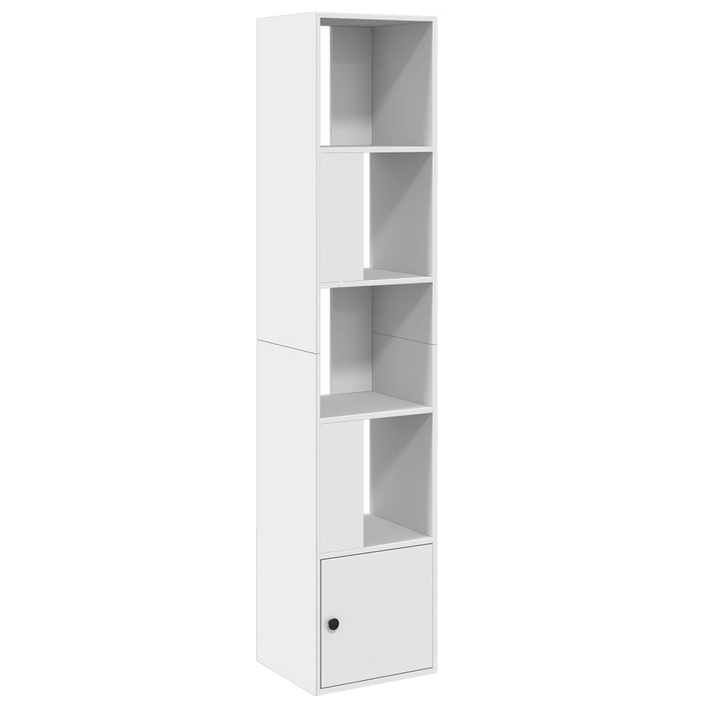 Bibliothèque blanc 40x36x189 cm bois d'ingénierie - XIOS