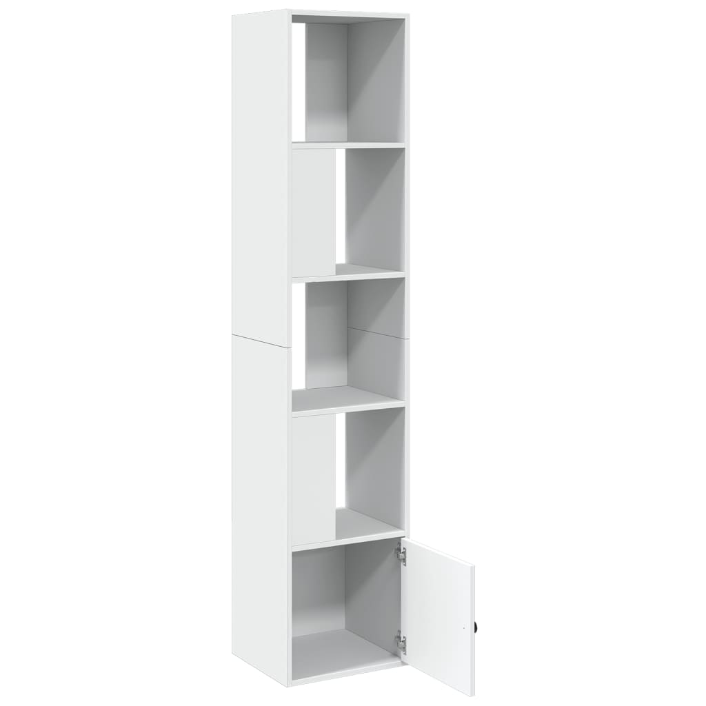 Bibliothèque blanc 40x36x189 cm bois d'ingénierie - XIOS