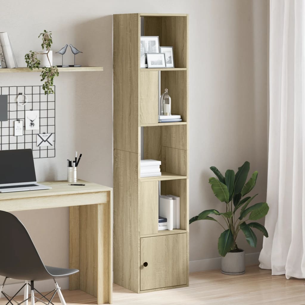 Bibliothèque chêne sonoma 40x36x189 cm bois d'ingénierie - XIOS