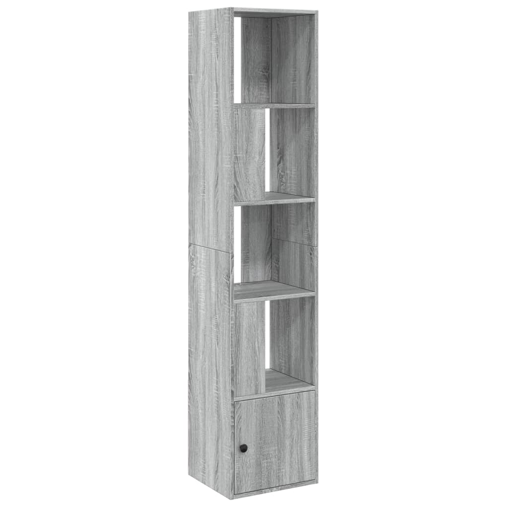 Bibliothèque sonoma gris 40x36x189 cm bois d'ingénierie - XIOS