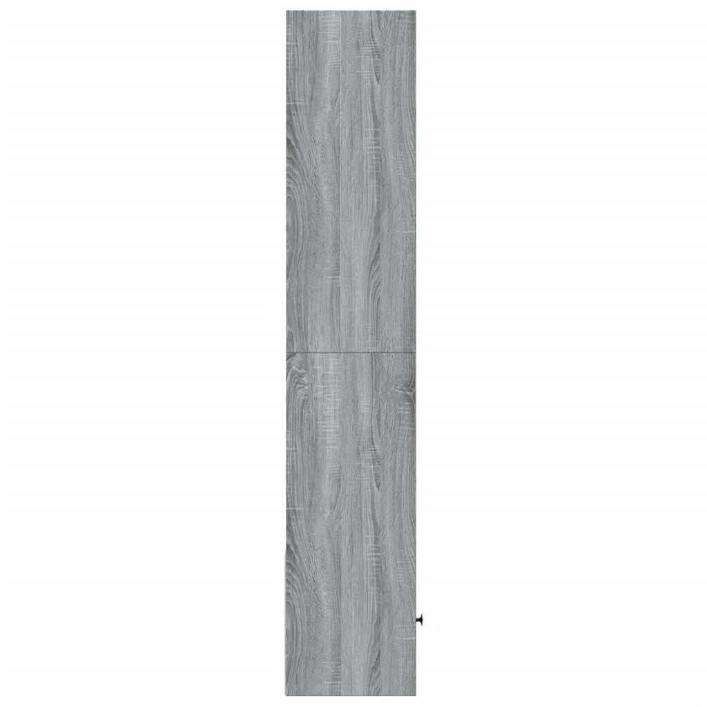 Bibliothèque sonoma gris 40x36x189 cm bois d'ingénierie - XIOS