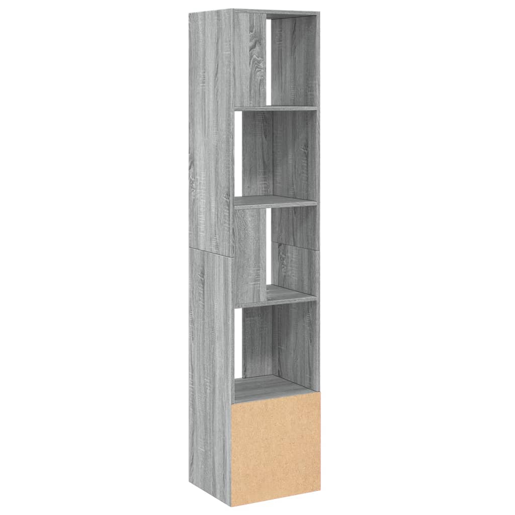 Bibliothèque sonoma gris 40x36x189 cm bois d'ingénierie - XIOS