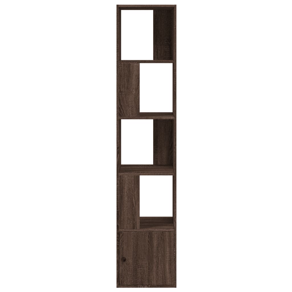 Bibliothèque chêne marron 40x36x189 cm bois d'ingénierie - XIOS