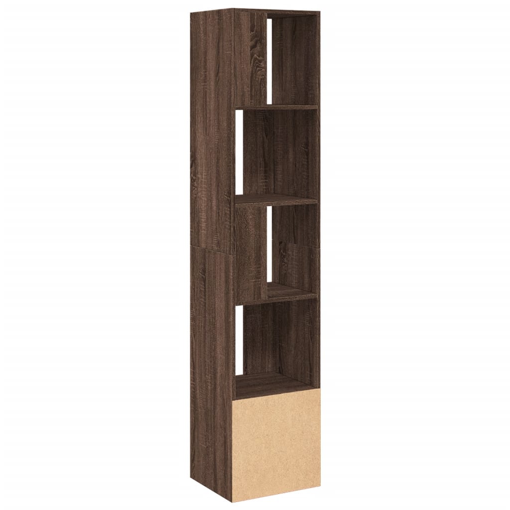 Bibliothèque chêne marron 40x36x189 cm bois d'ingénierie - XIOS