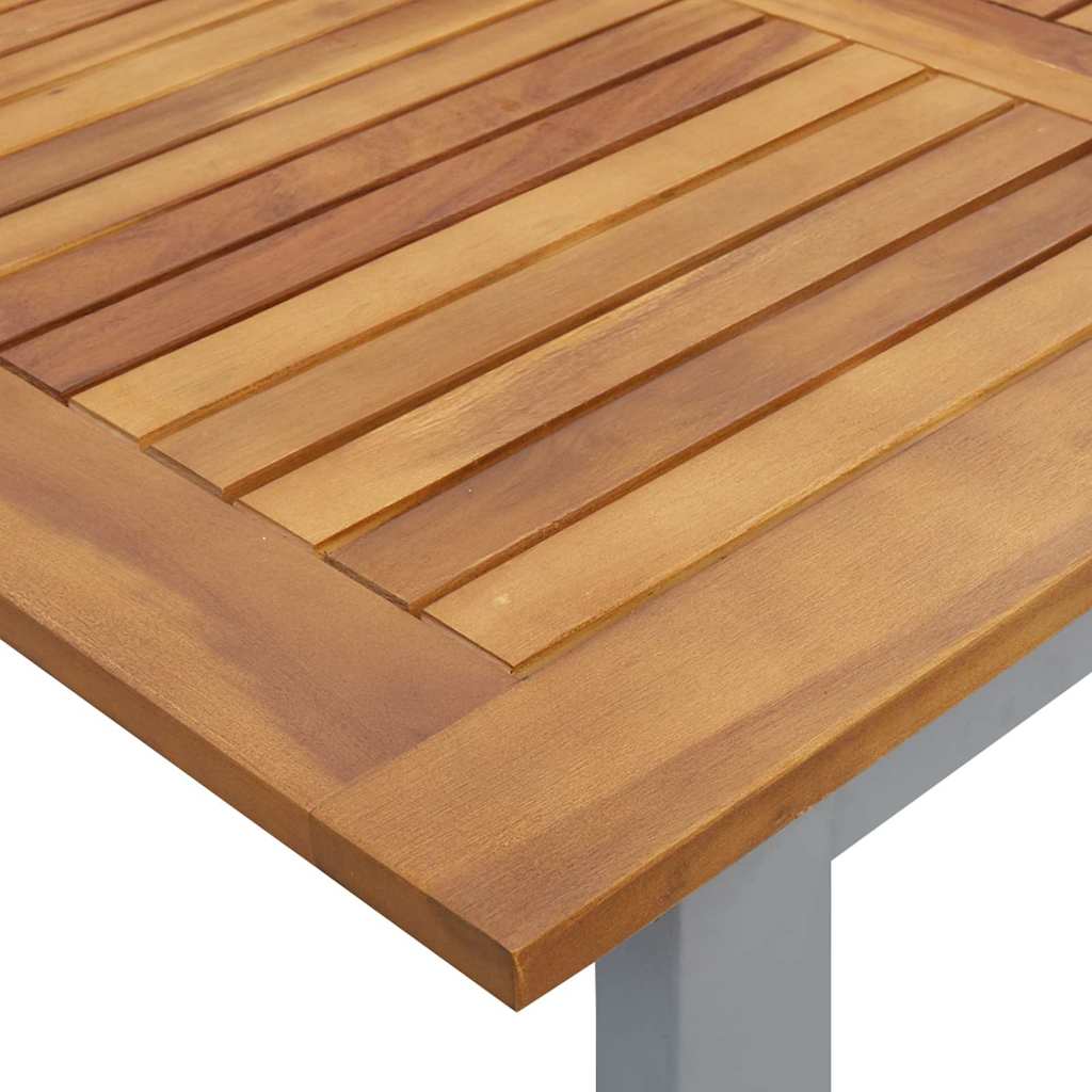 Ensemble de salle à manger pour jardin 7 pcs Gris - XIOS