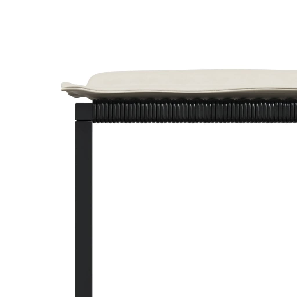 Ensemble à manger de jardin 11 pcs coussins noir résine tressée - XIOS