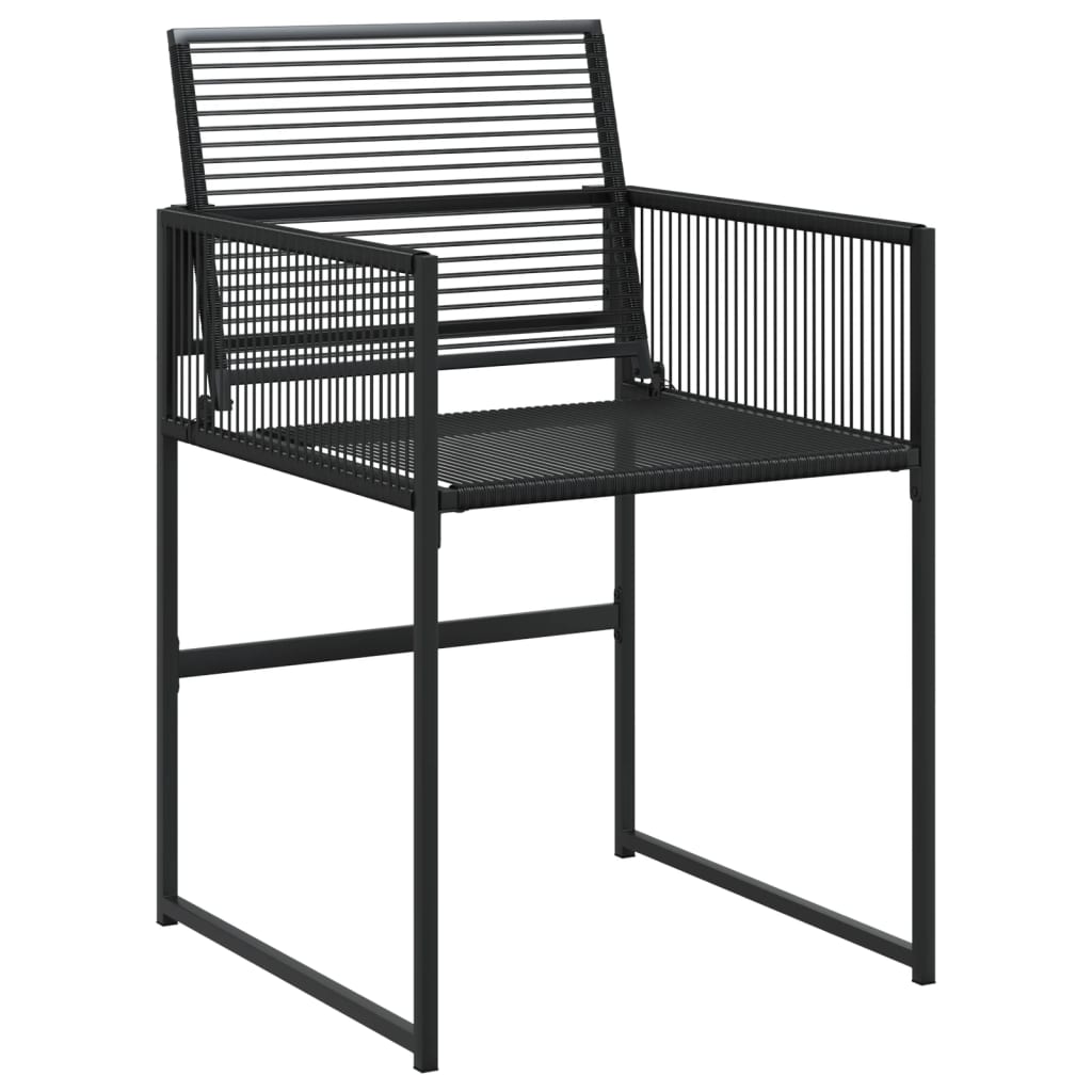Ensemble à manger de jardin 5 pcs Noir Résine tressée - XIOS