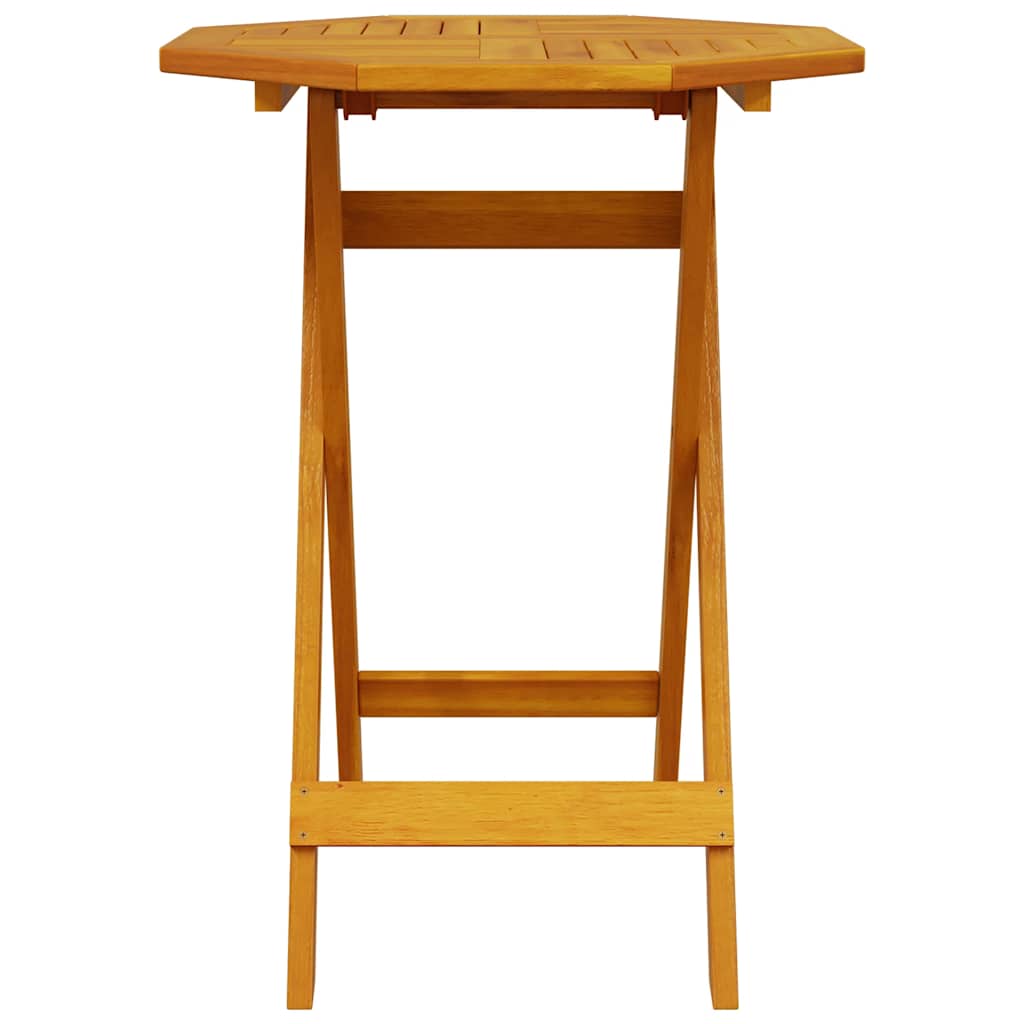 Ensemble de bistro pliable 3 pcs bois d'acacia solide - XIOS