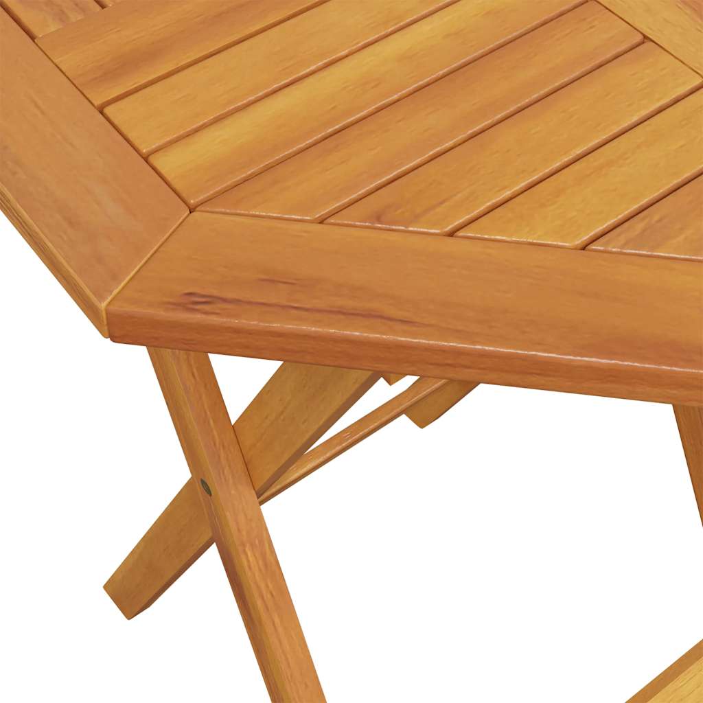 Ensemble de bistro pliable 3 pcs bois d'acacia solide - XIOS