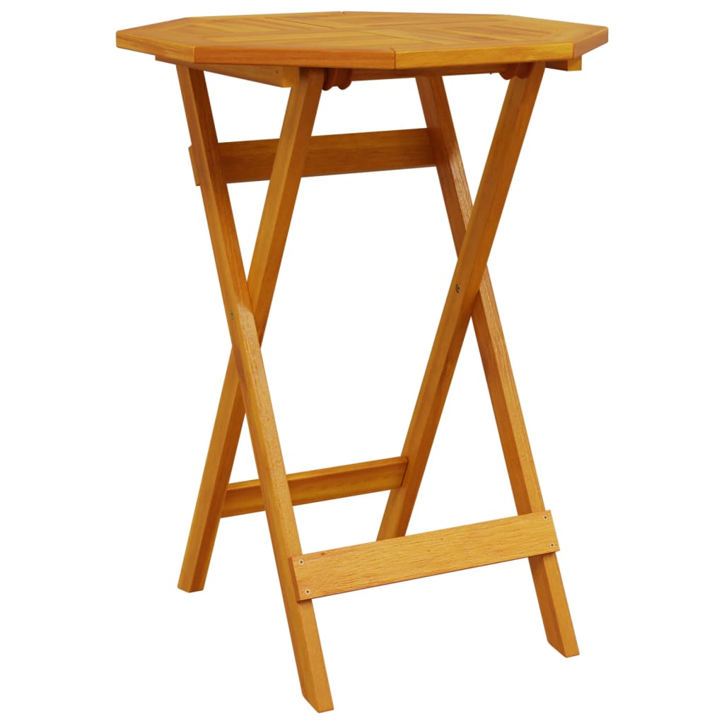 Ensemble de bistro pliable 3 pcs bois d'acacia solide - XIOS