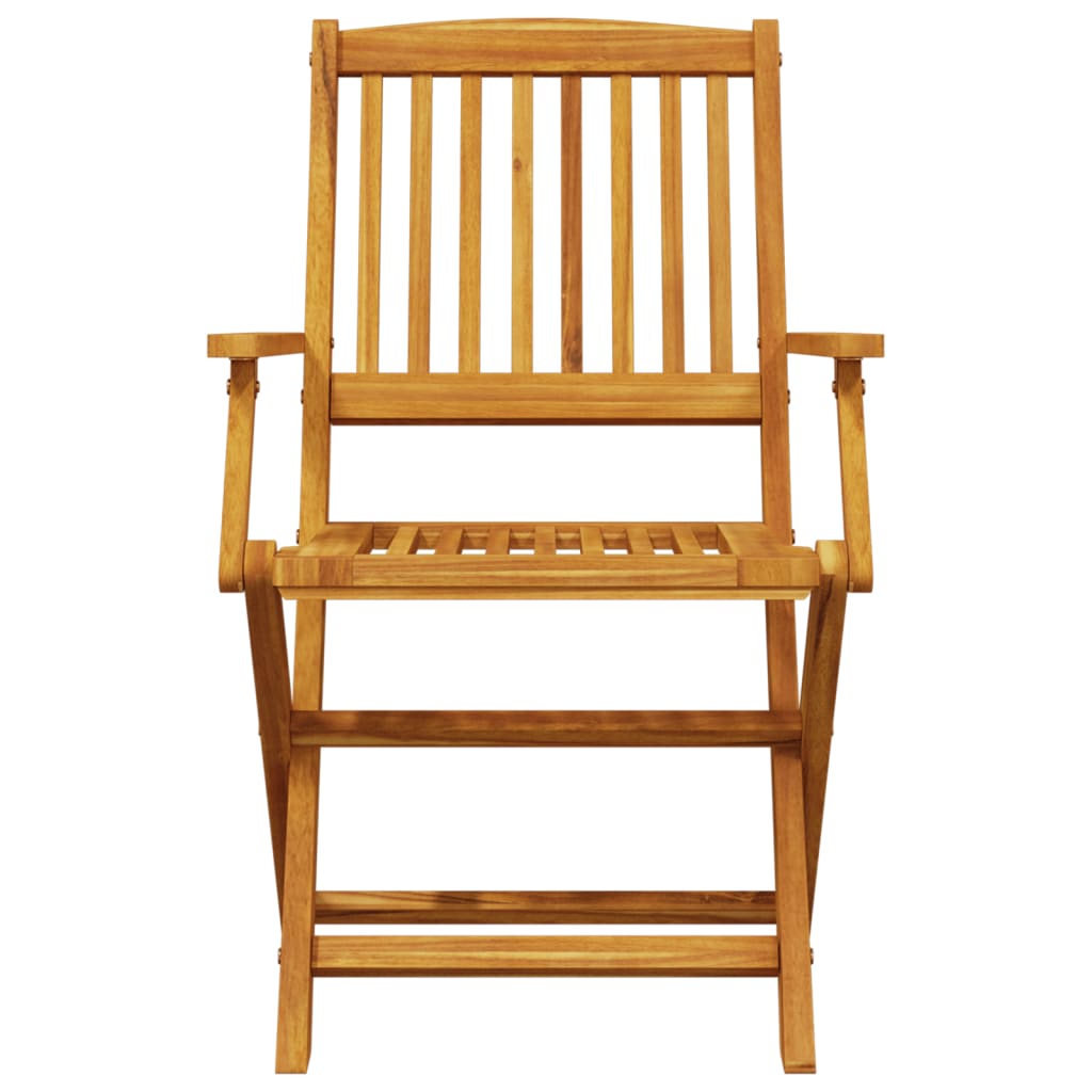 Ensemble de bistro pliable 3 pcs bois d'acacia solide - XIOS