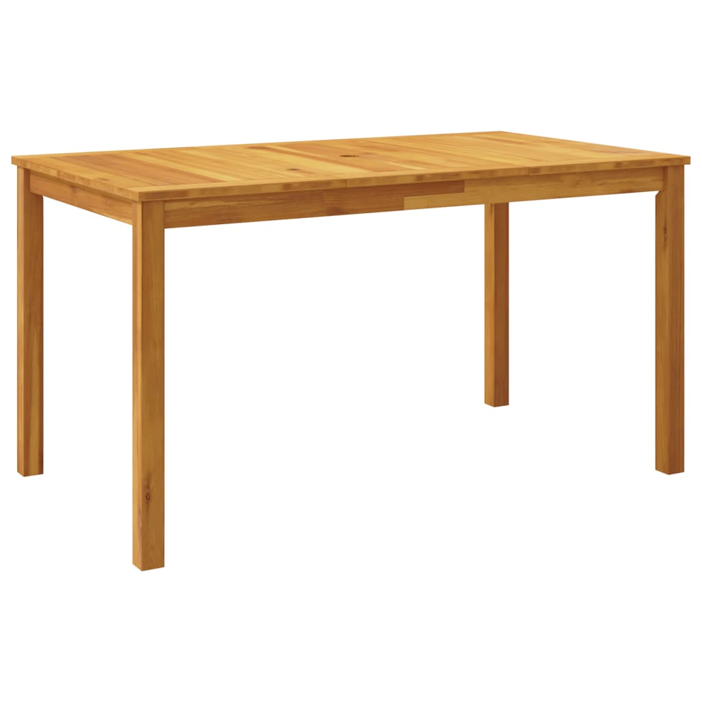 Ensemble à manger de jardin 5 pcs 140x80x74 cm Bois d'acacia solide - XIOS