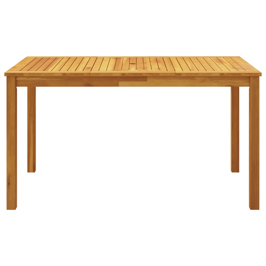 Ensemble à manger de jardin 5 pcs 140x80x74 cm Bois d'acacia solide - XIOS