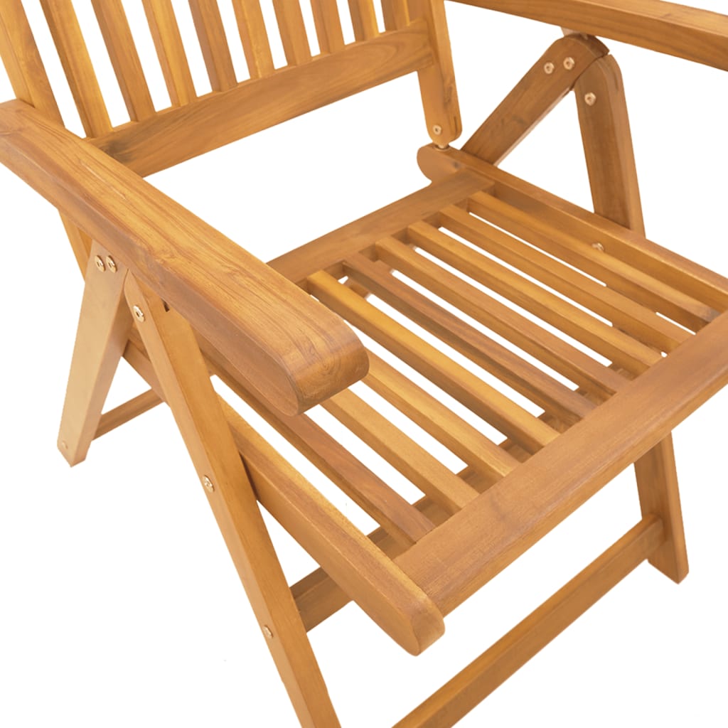 Ensemble à manger de jardin 3 pcs 85x85x74 cm Bois d'acacia solide - XIOS