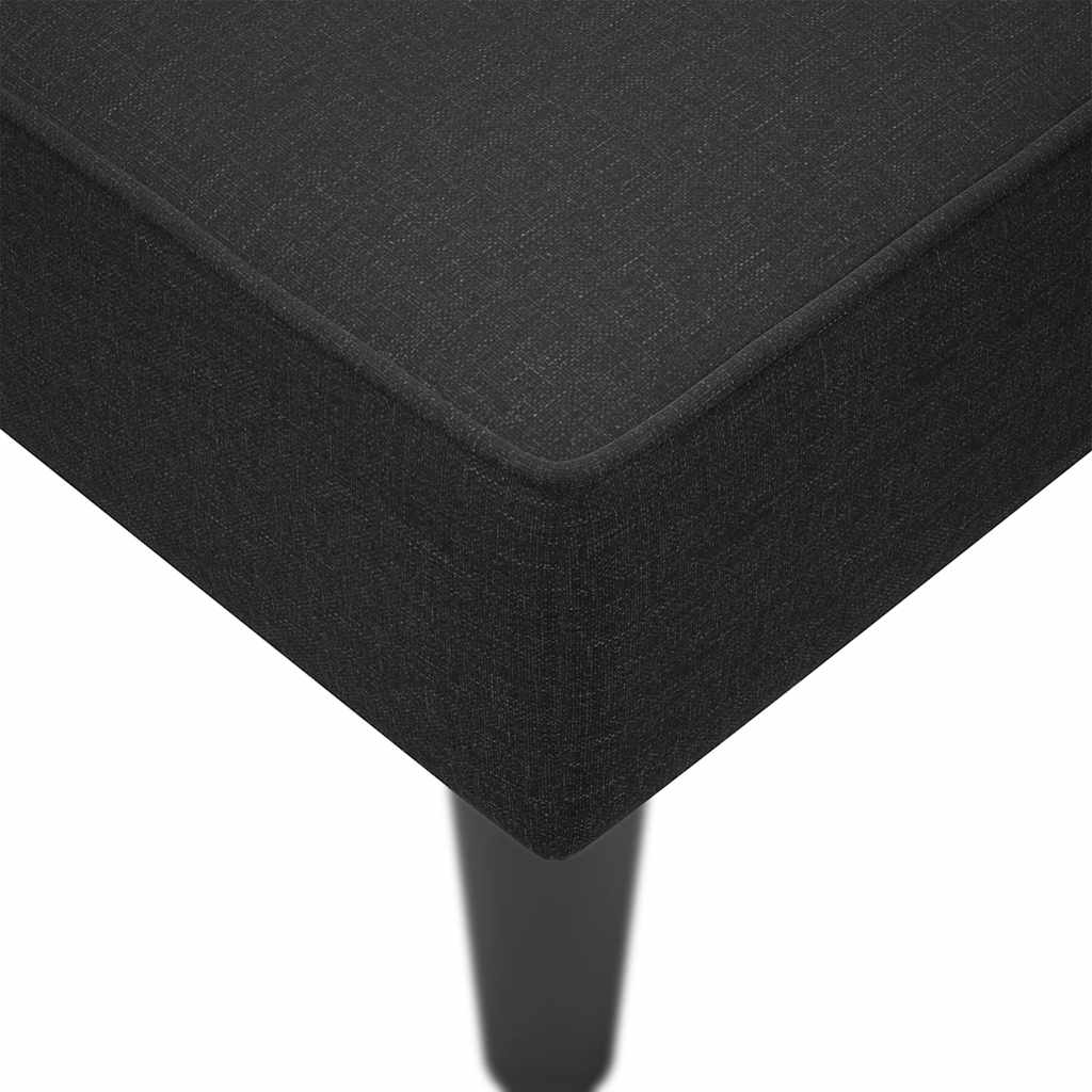 Fauteuil long avec accoudoir droit noir tissu - XIOS