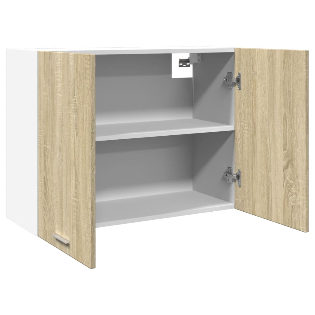 Armoire suspendue "Lyon" Chêne sonoma 80x31x60 cm Aggloméré Meubles de cuisine vidaXL