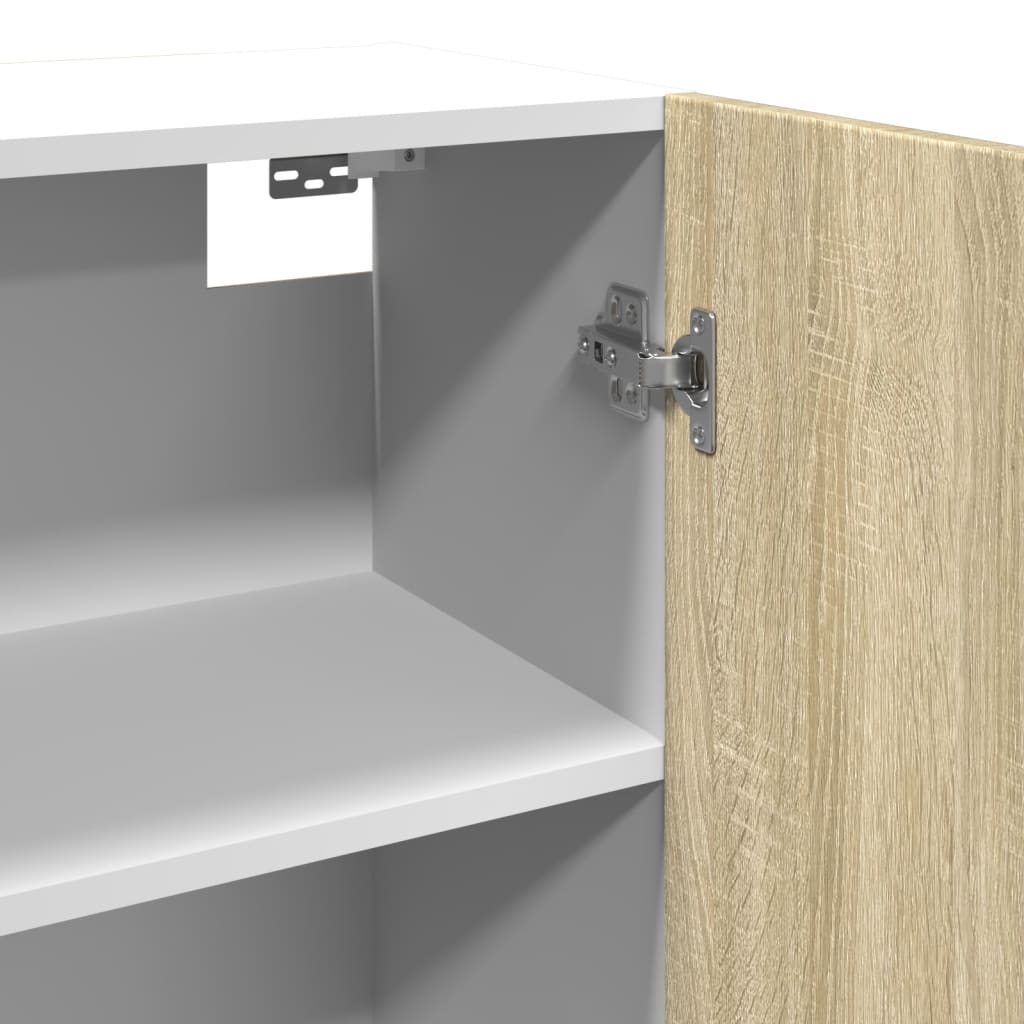 Armoire suspendue "Lyon" Chêne sonoma 80x31x60 cm Aggloméré Meubles de cuisine vidaXL