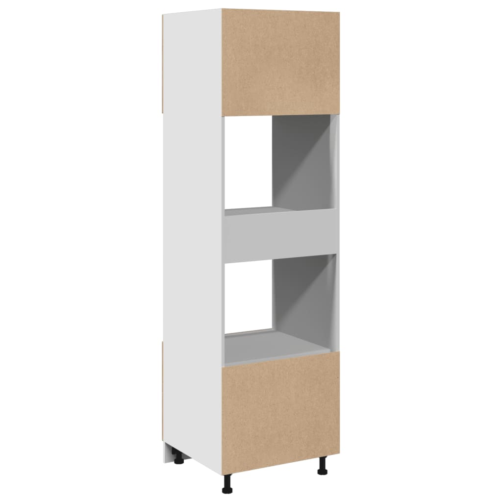Meuble micro-ondes "Lyon" Chêne Sonoma 60 x 57 x 207 cm Bois d'ingénierie - XIOS
