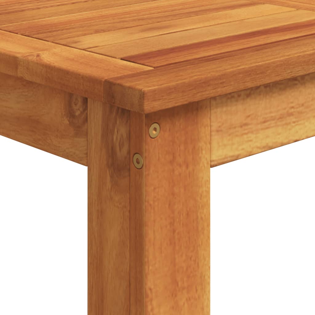 Ensemble de bar de jardin 5 pcs marron bois massif acacia rotin - XIOS