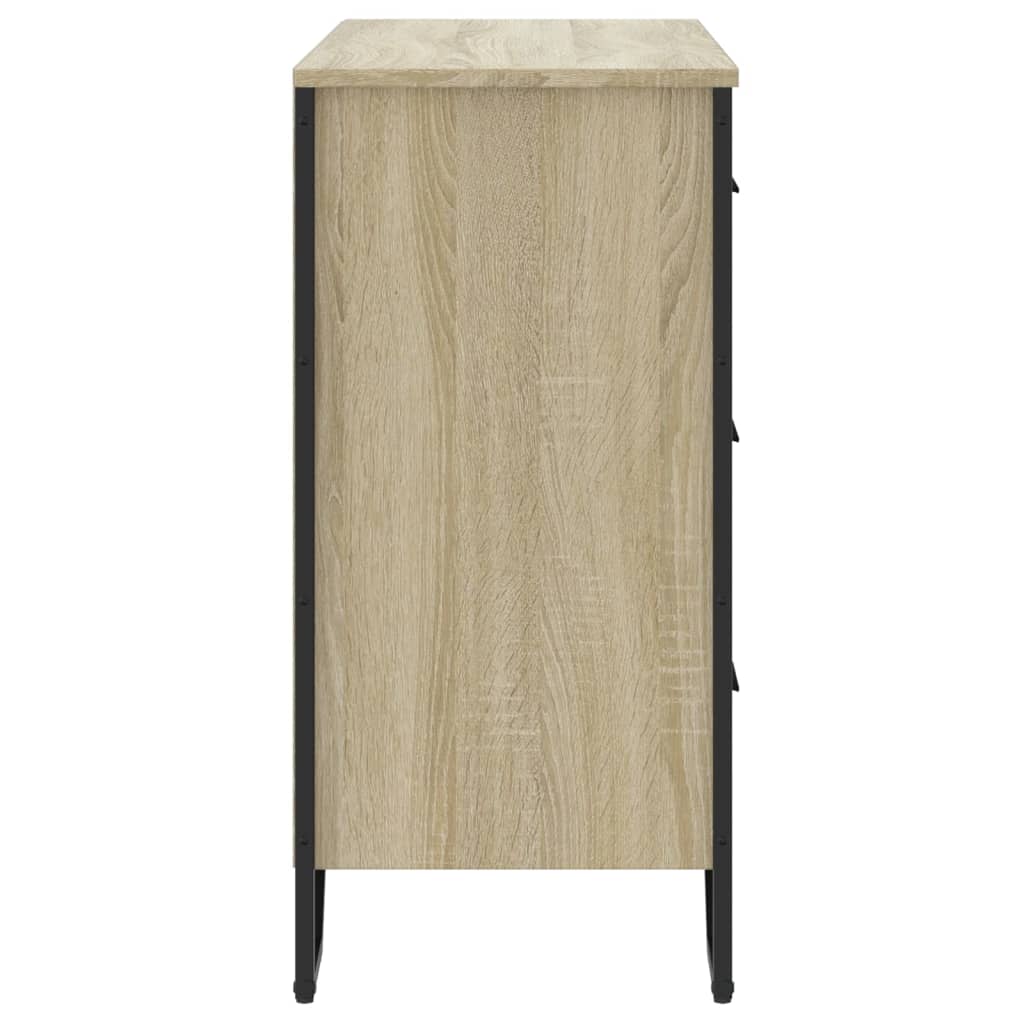 Commode chêne sonoma 91x35,5x74,5 cm bois d'ingénierie - XIOS